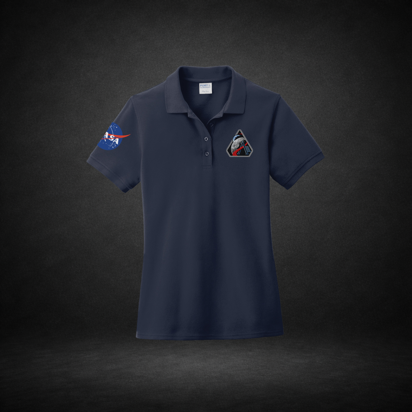 Womens Artemis II Cotton Polo