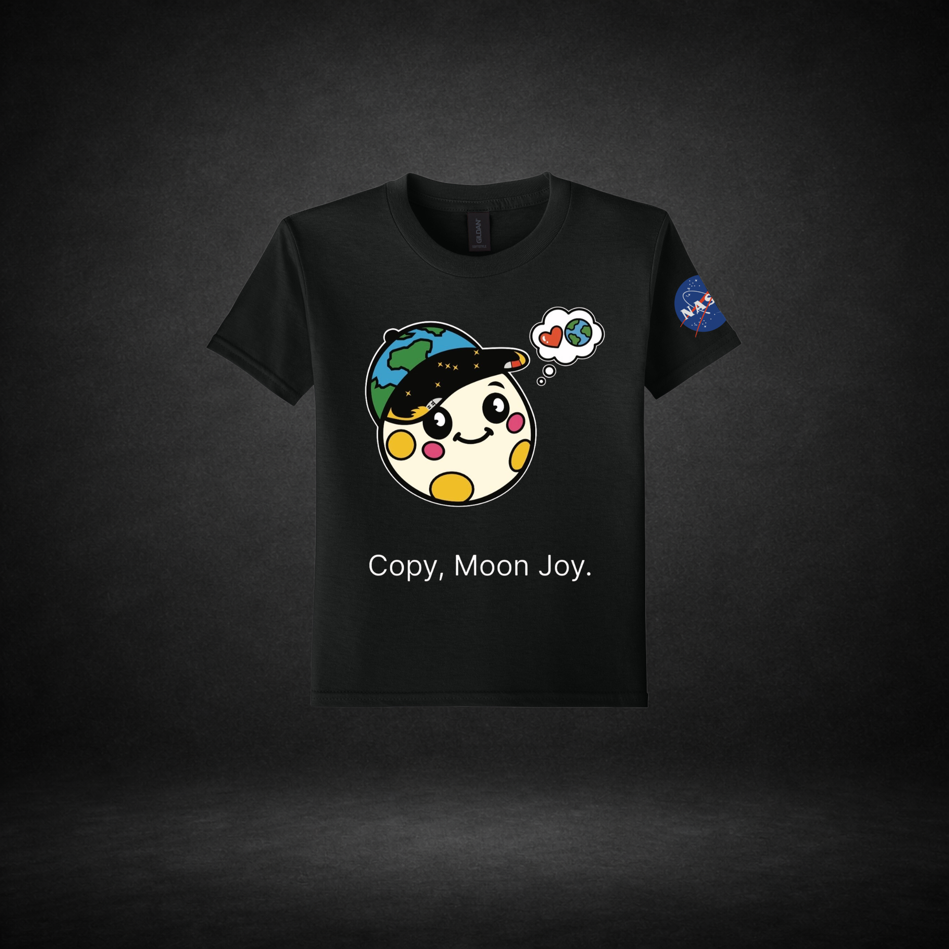 Rise / Moon Joy Adult T-Shirt – NASA Exchange Rise / Moon Joy Adult T-Shirt – NASA Exchange